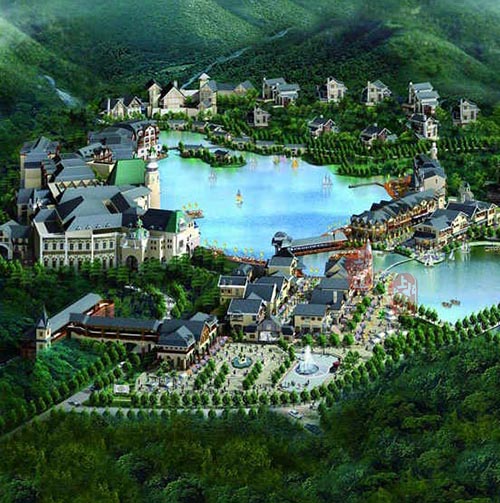 重庆梅州山水客都温泉度假区
