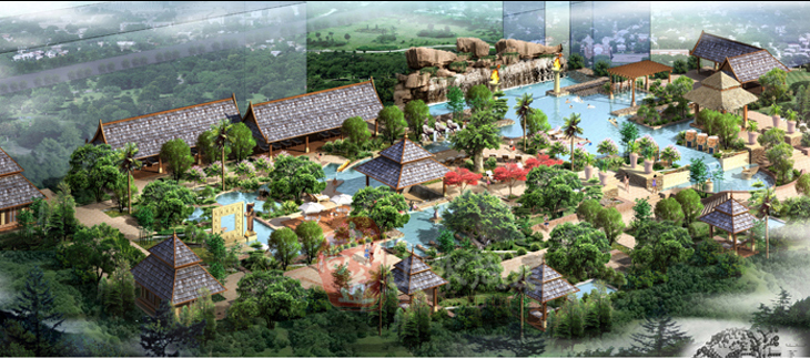 上海长沙紫龙湾国际温泉度假区——森林温泉都市养吧