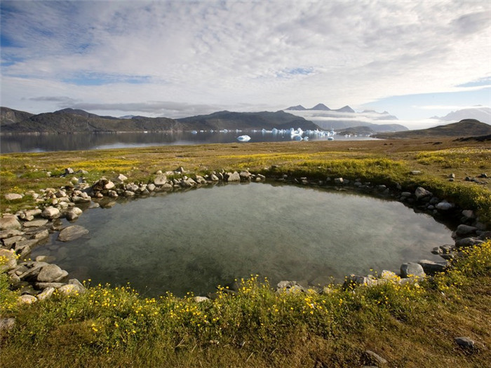 格陵兰Uunartoq岛温泉设计