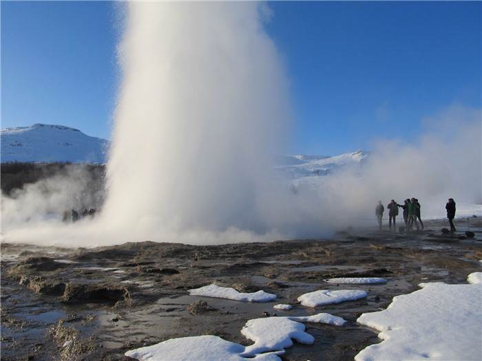 冰岛间隙温泉改造